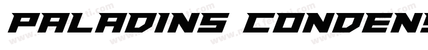 Paladins Condensed字体转换